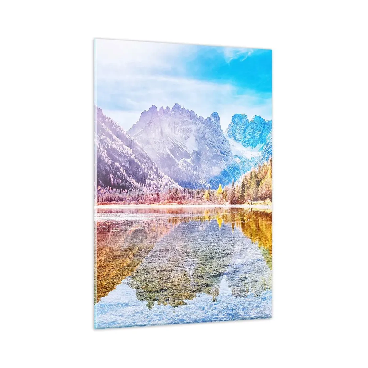 Obraz na skle - A v horách už je podzim - 80x120 cm