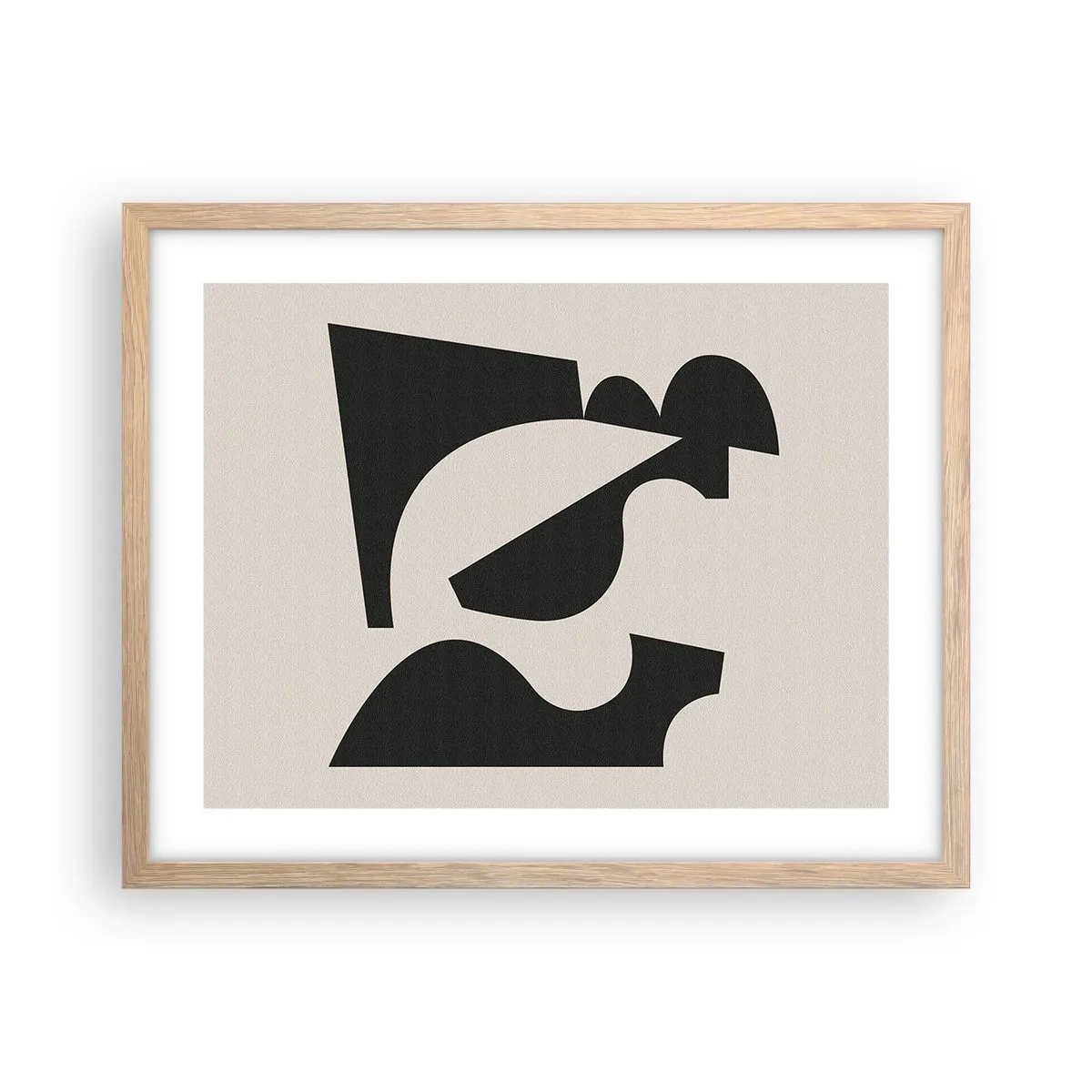 Plakát v rámu světlý dub - K samostatnému ukládání - 50x40 cm