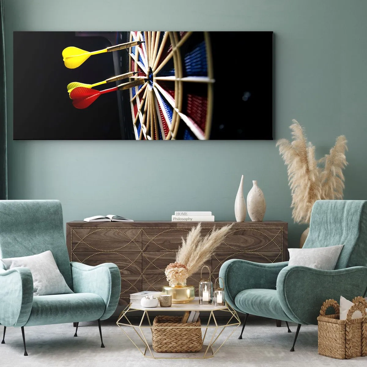 Obraz na plátně - Přesný zásah - 100x40 cm