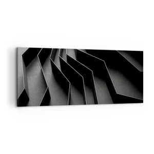 Obraz na plátně - Prostorový pořádek - 100x40 cm