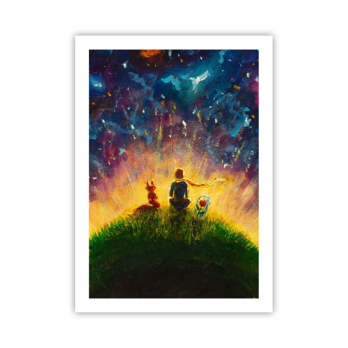 Plakát - Láska a přátelství - celý svět - 50x70 cm