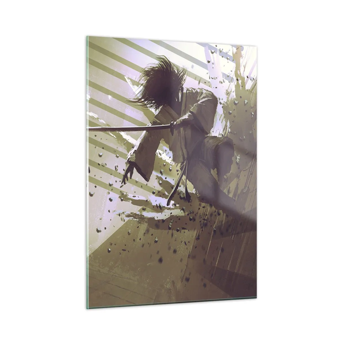 Obraz na skle - I ty můžeš být samurajem - 50x70 cm