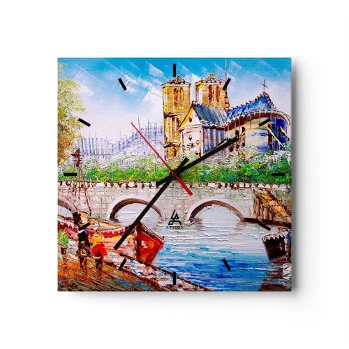 Nástěnné hodiny - Jejich čas nikdy nepomíjí - 30x30 cm