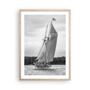 Plakát v rámu světlý dub - Bratři větru - 50x70 cm