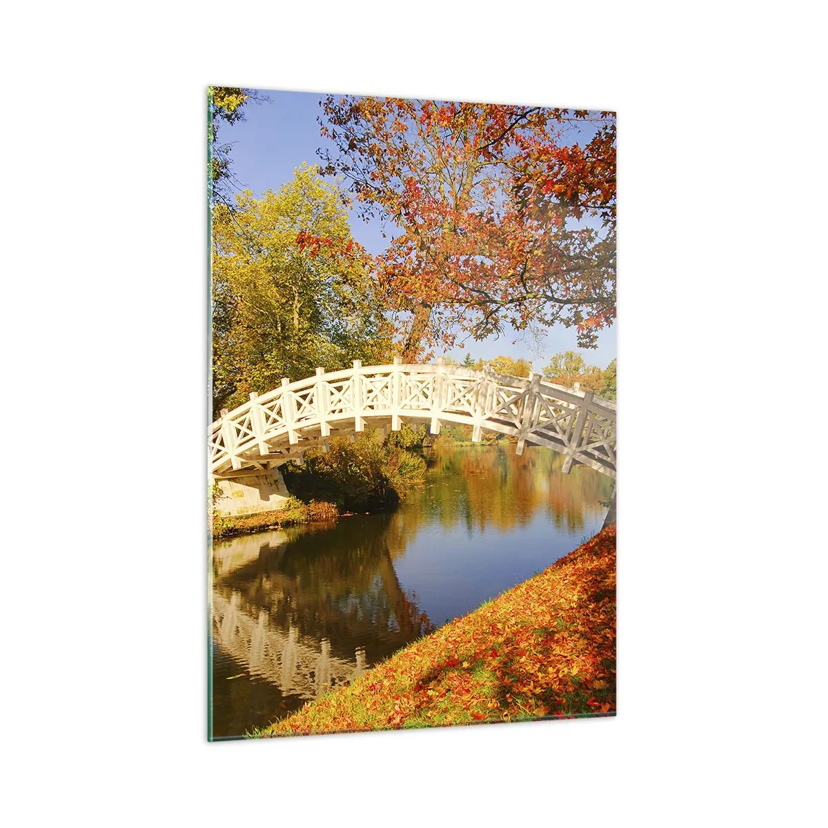 Obraz na skle - Na bílém můstku vzdechů - 50x70 cm
