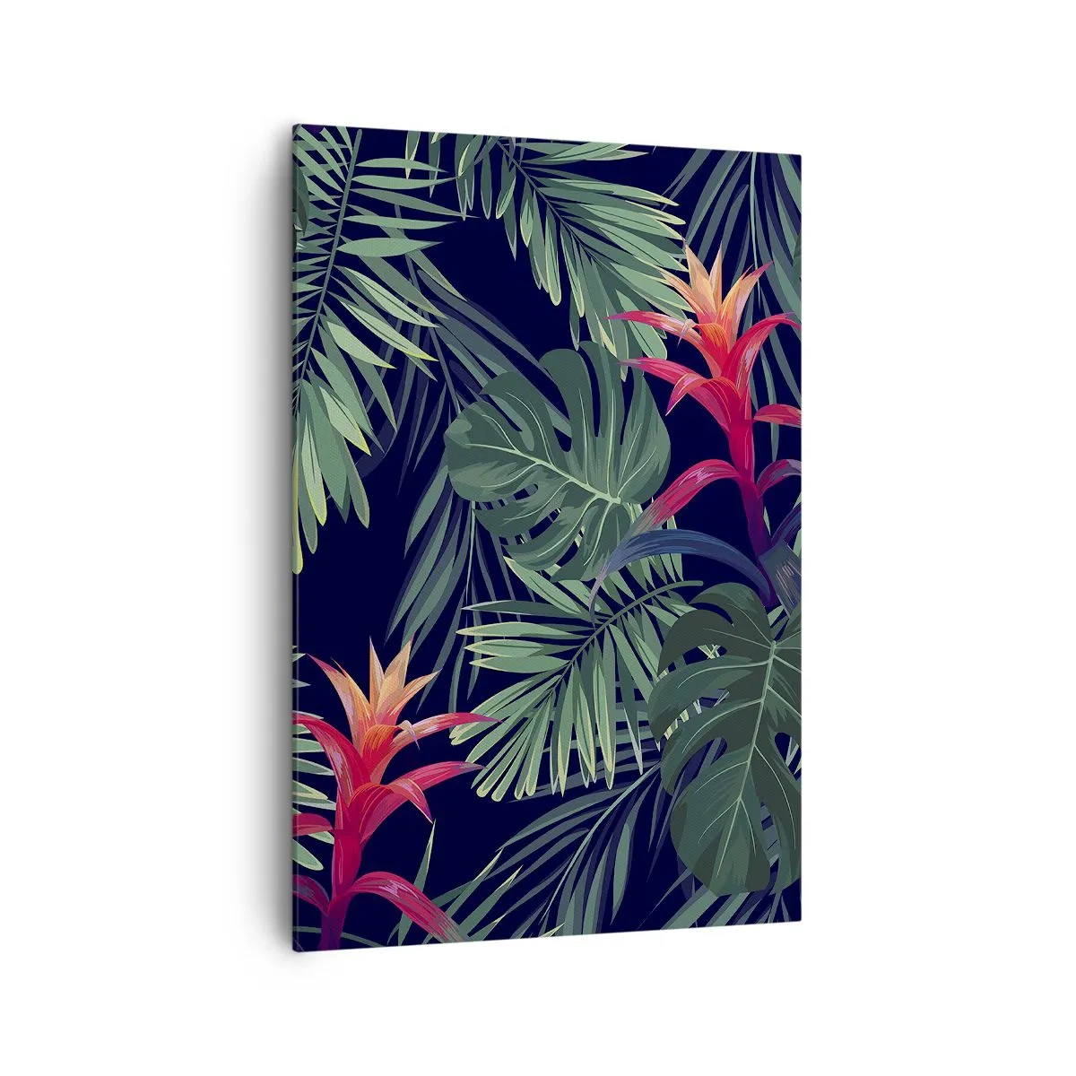 Obraz na plátně - Vzplanout v zeleném - 70x100 cm