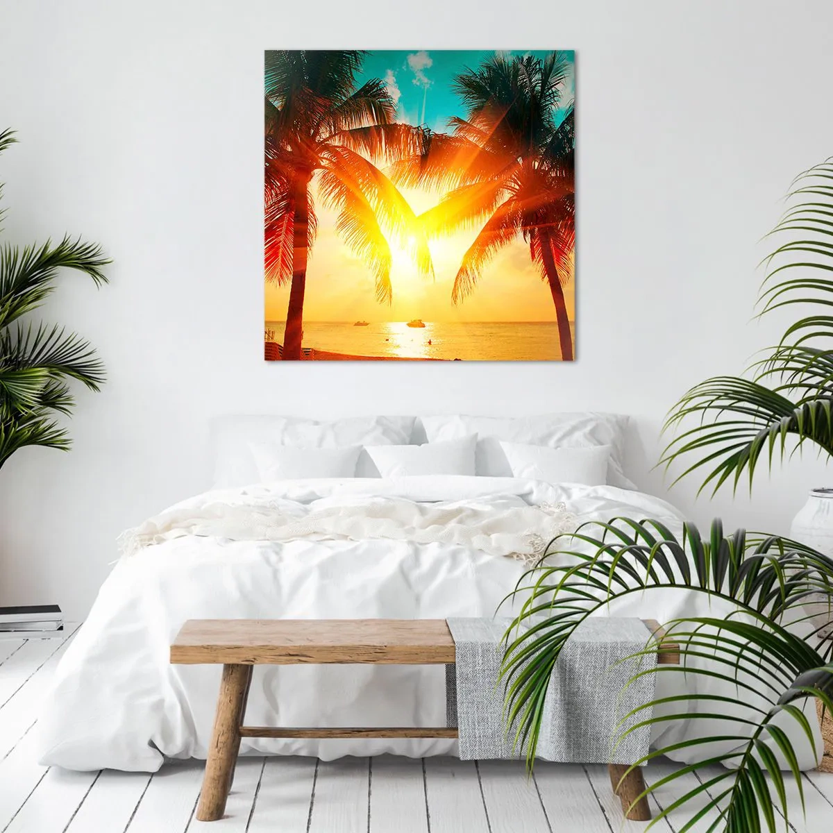 Obraz na plátně - Exotický pár - 50x50 cm