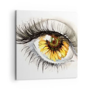 Obraz na plátně - Pohled žhavý jako léto - 50x50 cm