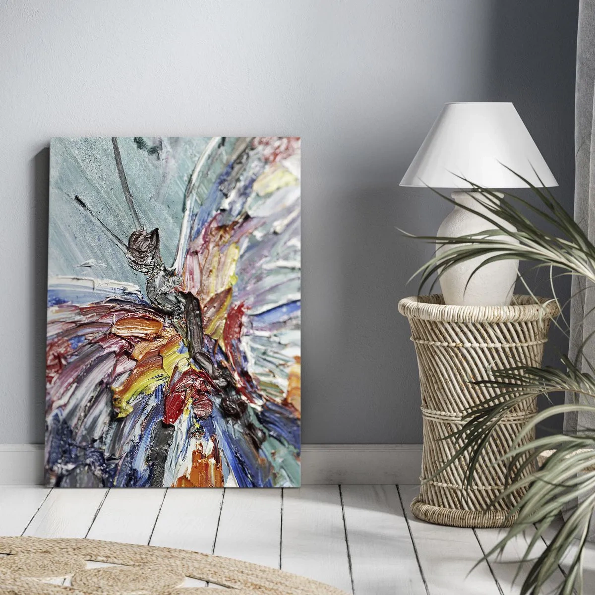 Obraz na plátně - Namalovaný přírodou - 80x120 cm