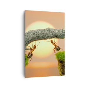 Obraz na plátně - Radostná, společná práce - 80x120 cm