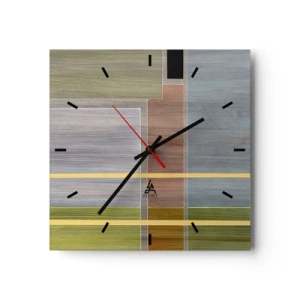 Nástěnné hodiny - Jednoduše a v klidu - 30x30 cm