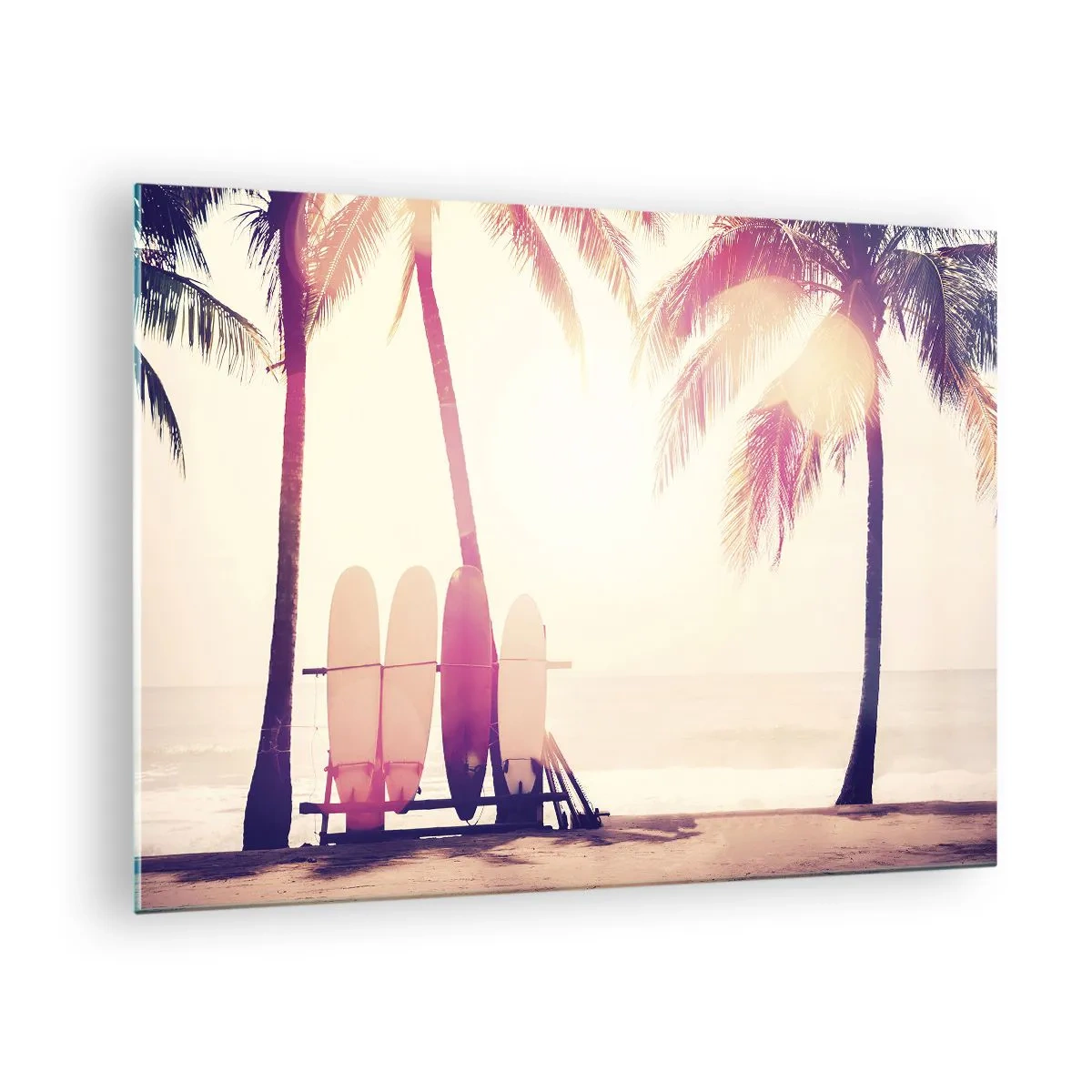 Obraz na skle - Bude to skvělý den - 70x50cm - Bude to skvělý den - Moderní nástěnná dekorace do obývacího pokoje a ložnice ARTTOR