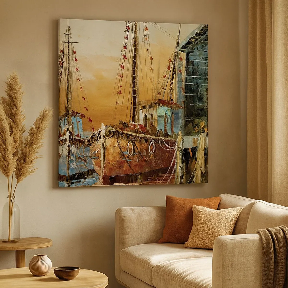 Obraz na plátně - Klidný návrat - 30x30 cm