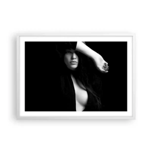 Plakát v bílém rámu - Škola svádění - 70x50 cm