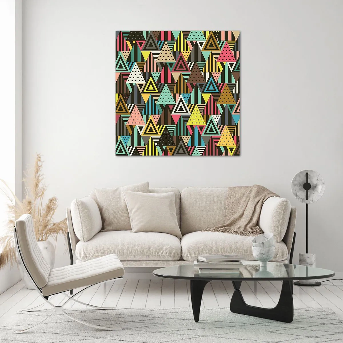 Obraz na skle - V rytmu na tři - 60x60 cm