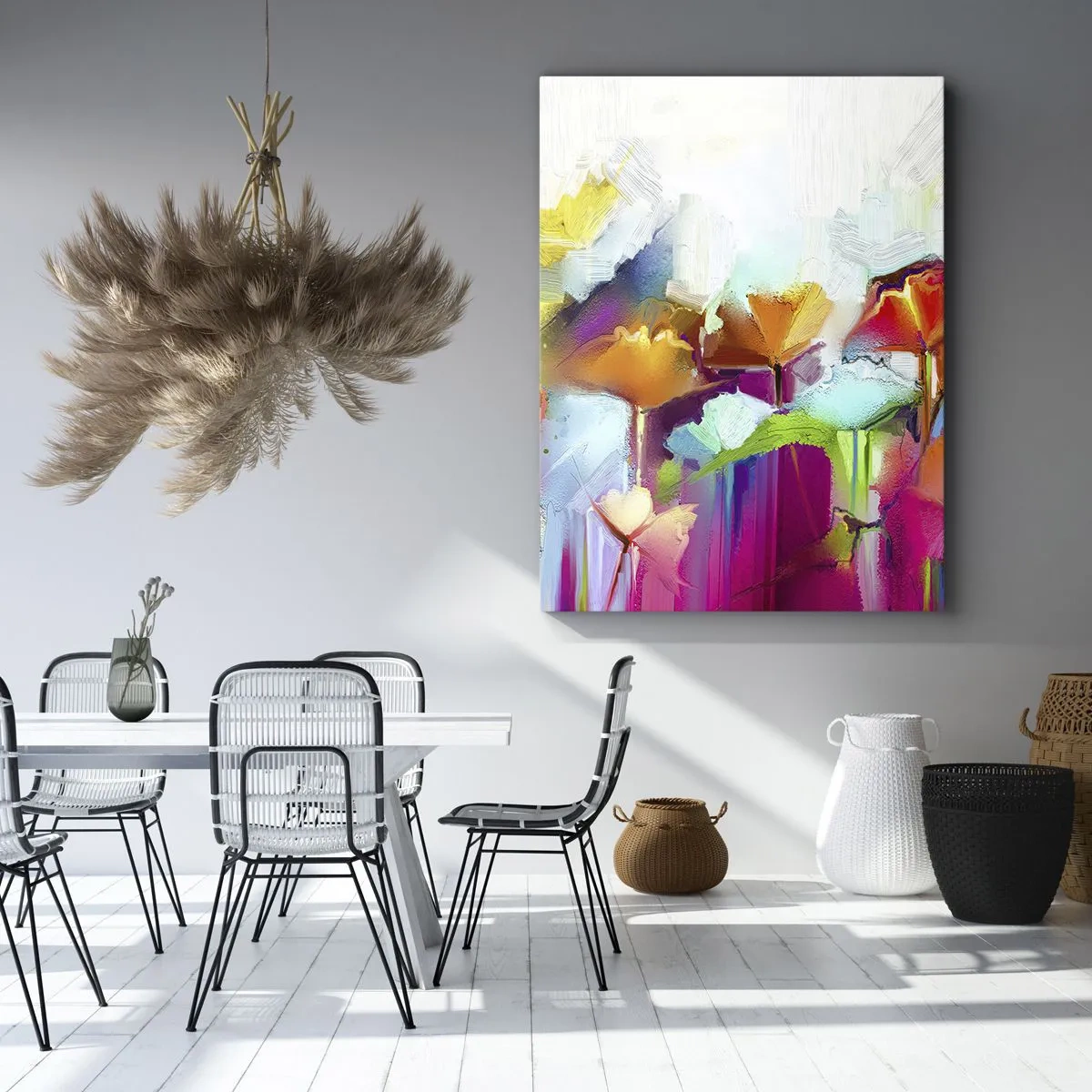 Obraz na plátně - Duha rozkvetla - 50x70 cm