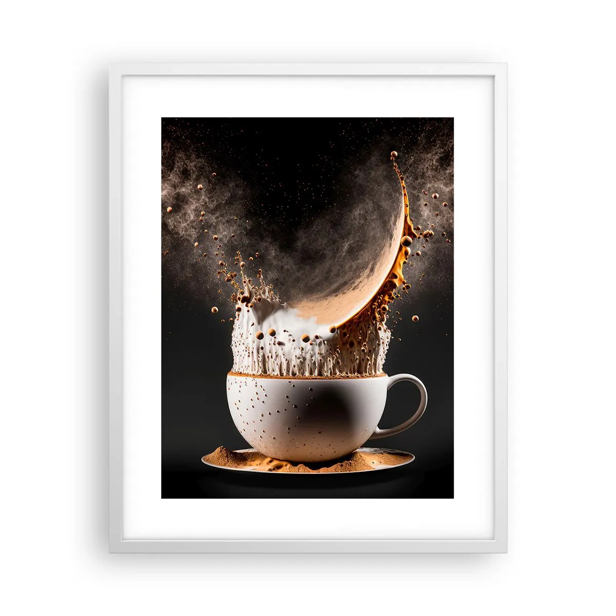 Plakát v bílém rámu - Exploze chuti - 40x50 cm