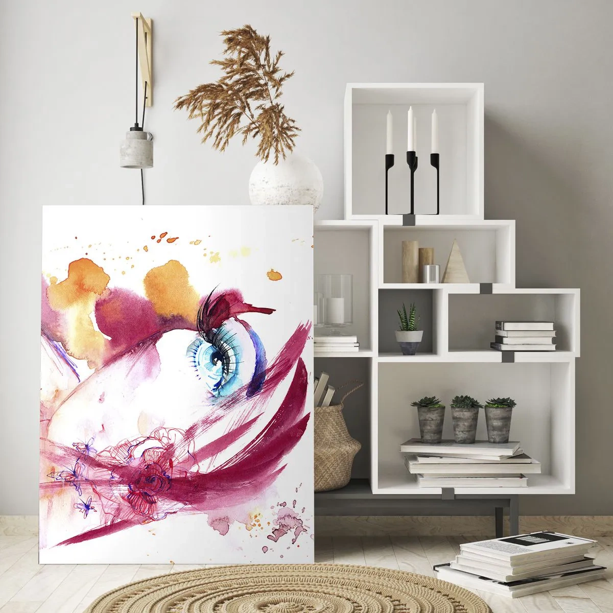Obraz na skle - V blízkosti svět rozkvétá - 50x70 cm