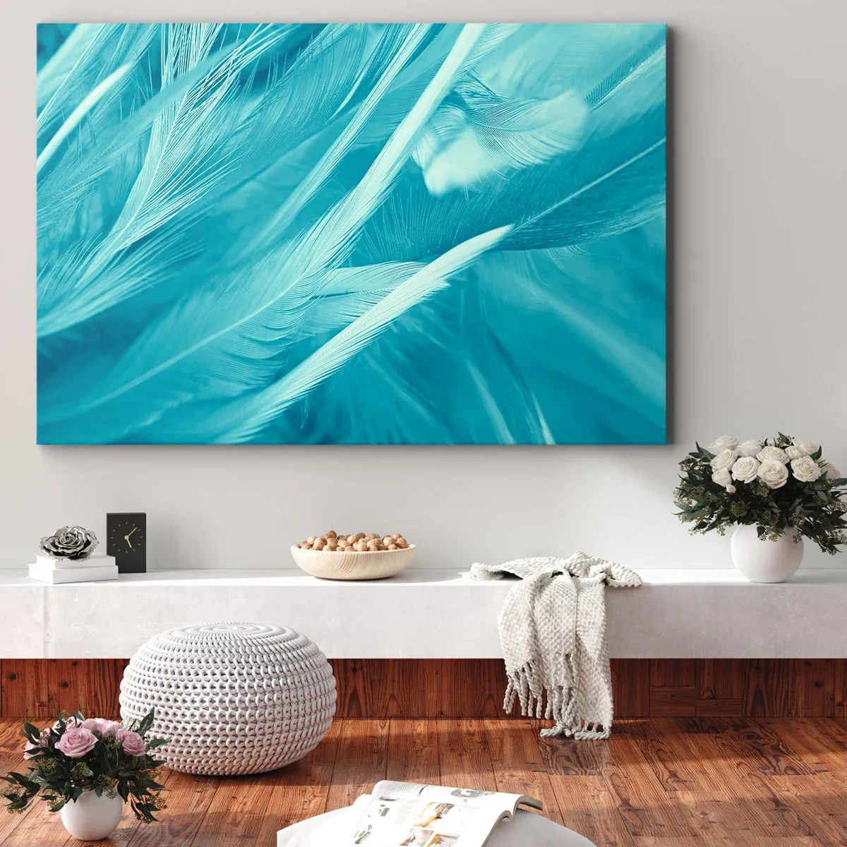Obraz na plátně - Utonout v chmýří - 120x80 cm