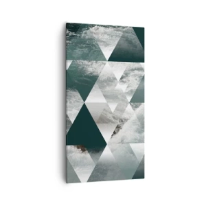 Obraz na plátně - Křišťálová perspektiva - 55x100 cm