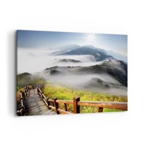 Obraz na plátně - Utkané ze záře a mlhy - 120x80 cm