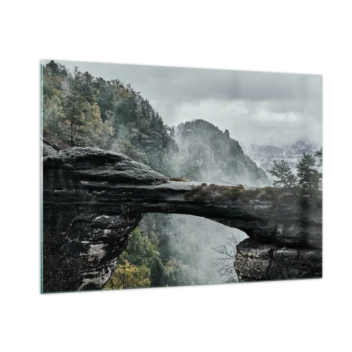 Obraz na skle - Dobrodružství právě začíná - 100x70 cm