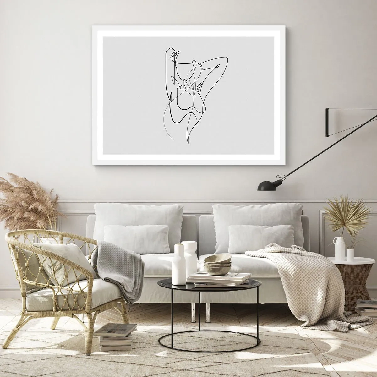 Plakát v bílém rámu - Ty jsi záhada… - 50x40 cm