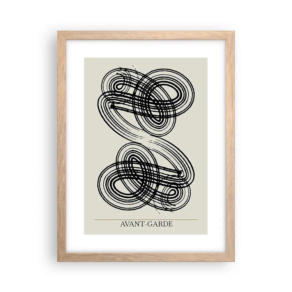 Plakát v rámu světlý dub - Vyšlo to spontánně - 30x40 cm