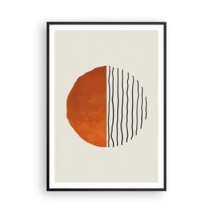 Plakát v černém rámu - V japonské atmosféře - 70x100 cm