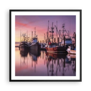 Plakát v černém rámu - Před dalším dnem - 60x60 cm