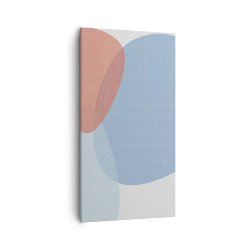 Obraz na plátně - Pastelové vztahy - 55x100 cm