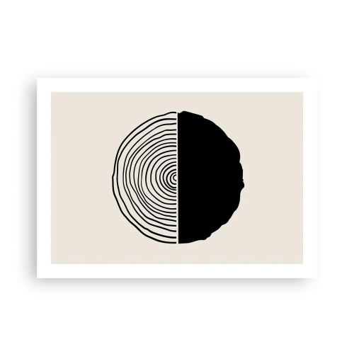 Plakát - Půl na půl - 70x50 cm