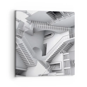 Obraz na plátně - Paradoxy prostoru - 70x70 cm