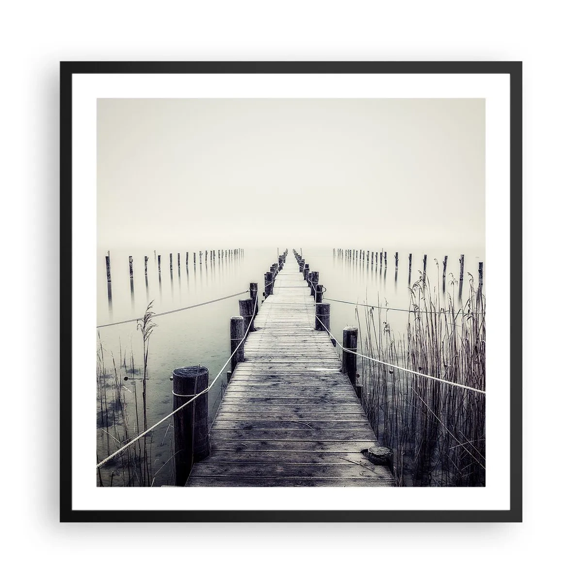 Plakát v černém rámu - Ponoř se do klidu - 60x60 cm