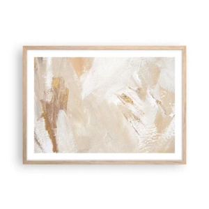 Plakát v rámu světlý dub - Pastelová kompozice - 70x50 cm