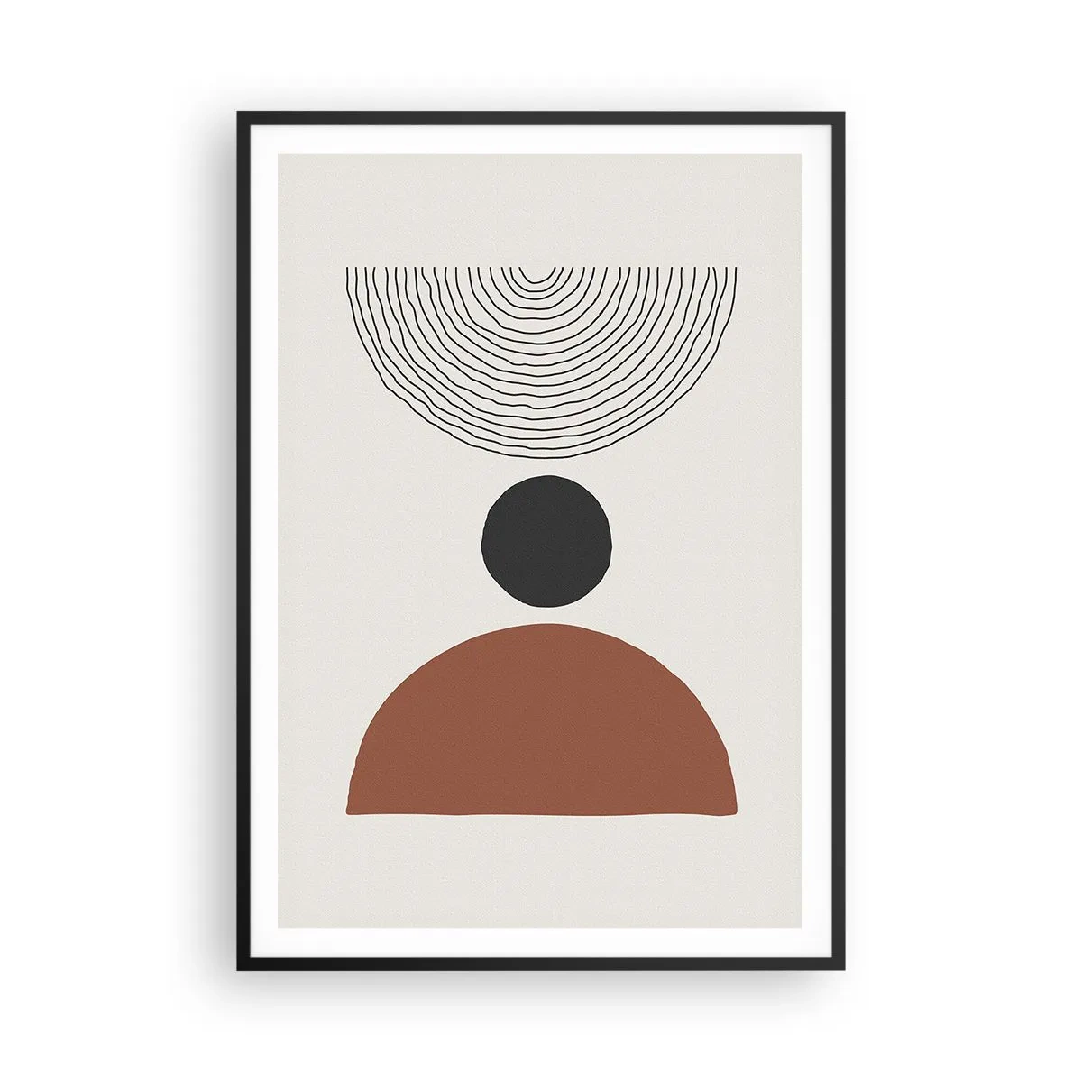 Plakát v černém rámu - V centru pozornosti - 70x100 cm