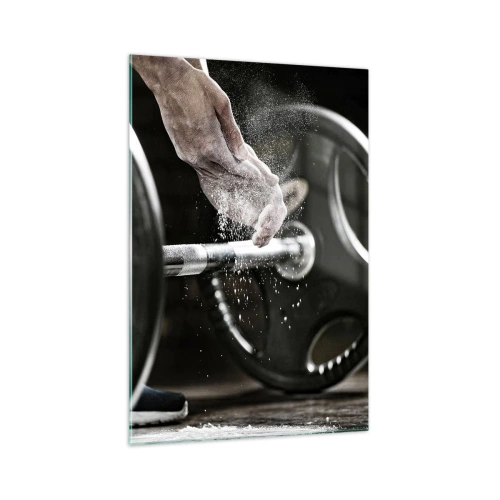 Obraz na skle - Výzva přijatá! - 70x100 cm