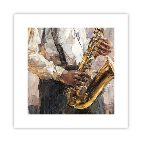 Plakát - Čas na sólovou hru - 30x30 cm