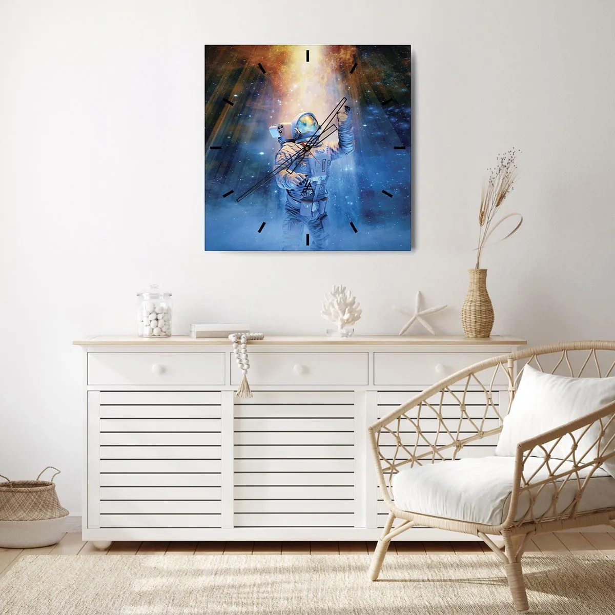 Nástěnné hodiny - Konečně v cíli - 40x40 cm