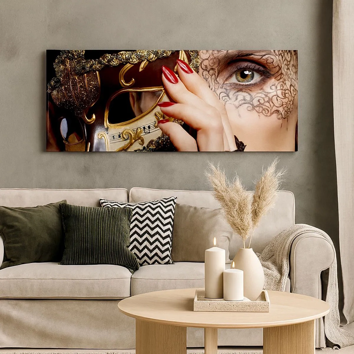 Obraz na plátně - Můj svět je barokní - 100x40 cm