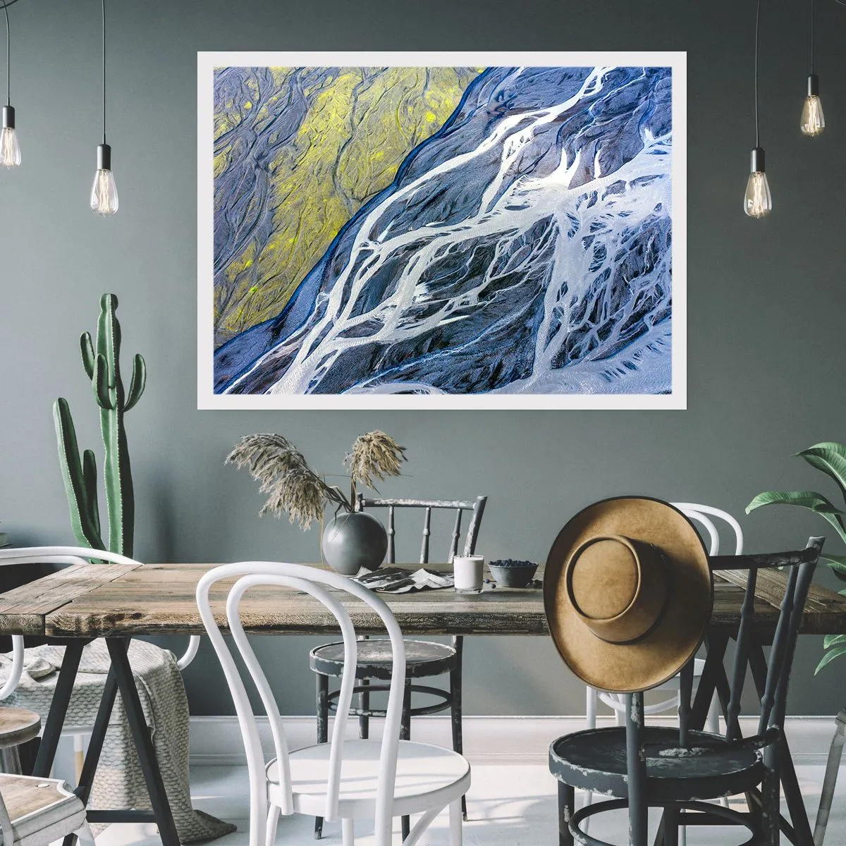 Plakát - Jeskynní malby přírody - 70x50 cm