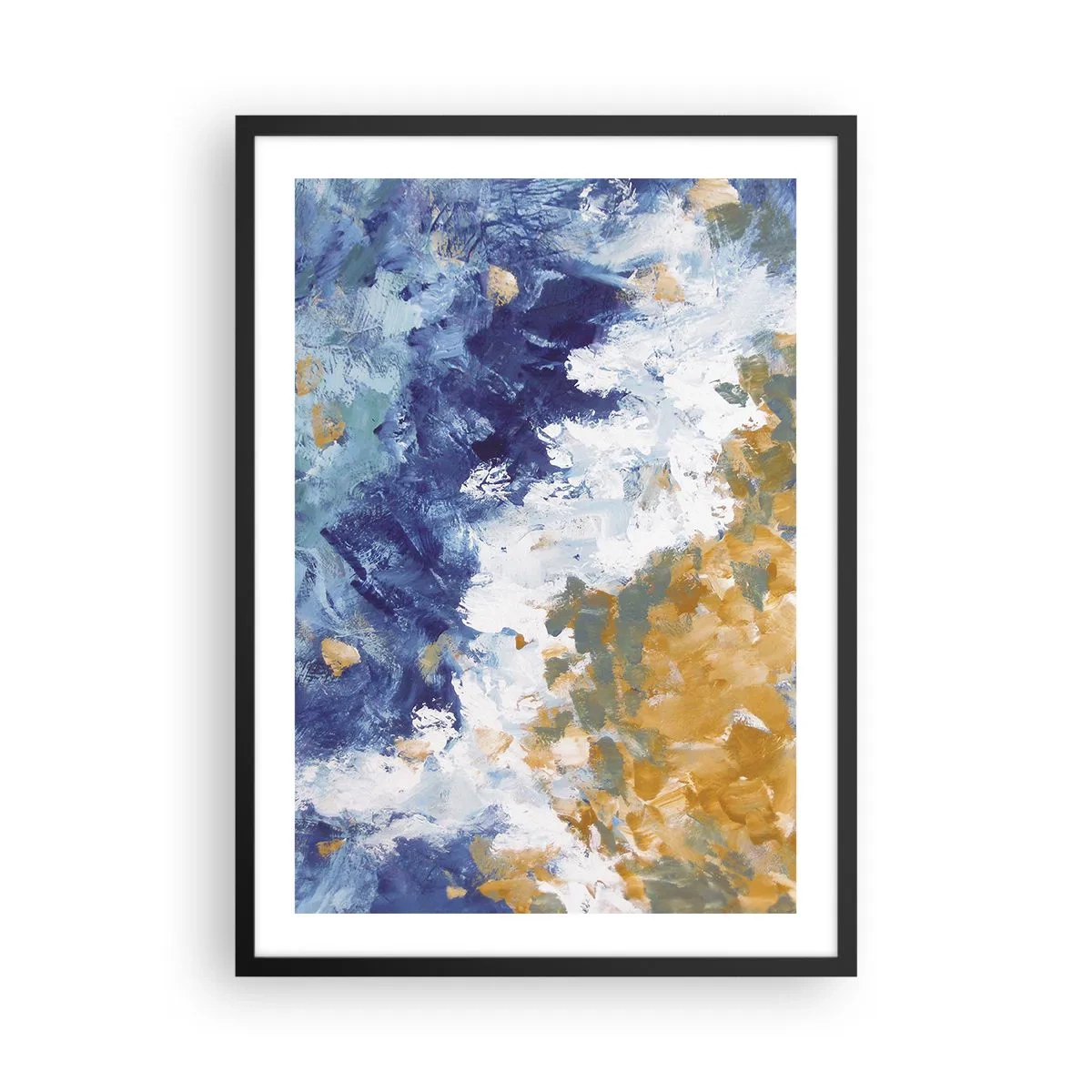 Plakát v černém rámu - Tanec živlů - 50x70 cm