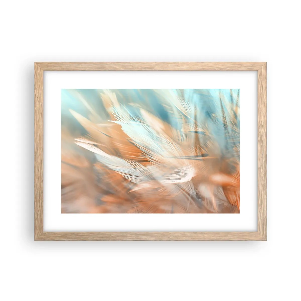 Plakát v rámu světlý dub - V krajině něhy - 40x30 cm