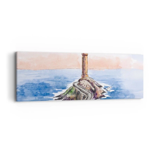 Obraz na plátně - Tváří v tvář moři - 90x30 cm