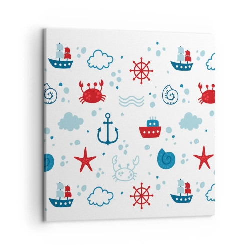 Obraz na plátně - Mořská pohádka - 50x50 cm
