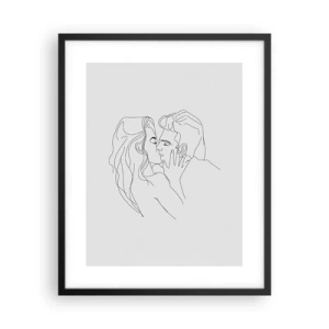 Plakát v černém rámu - Jedním tahem - 40x50 cm