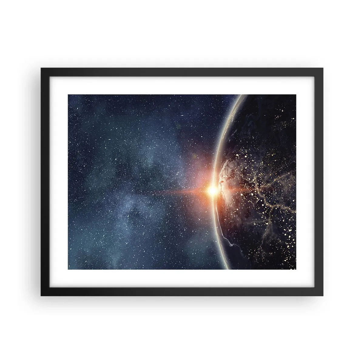 Plakát v černém rámu - V nové perspektivě - 50x40 cm