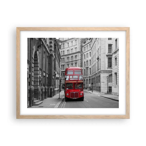 Plakát v rámu světlý dub - Všednost nemusí být šedá - 50x40 cm