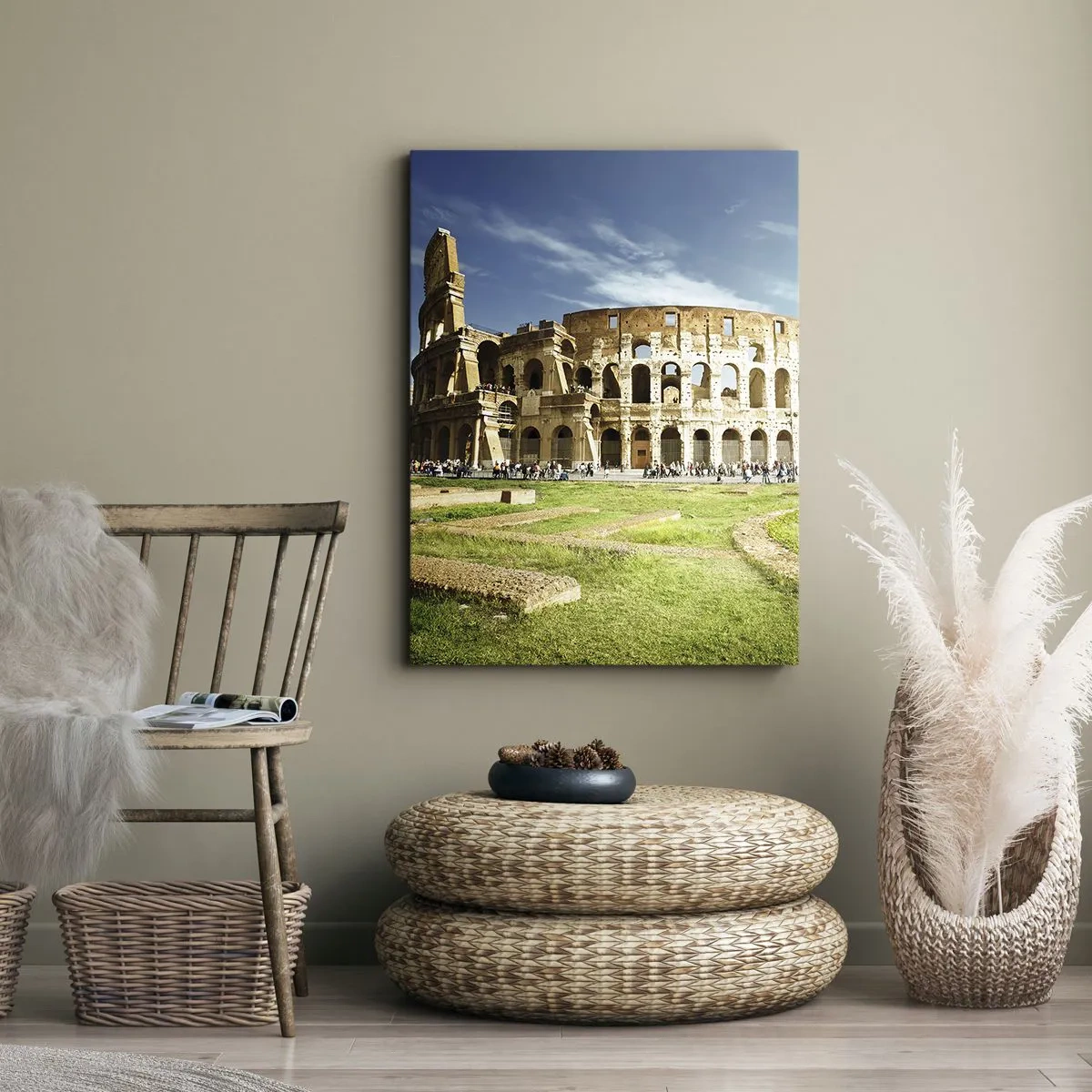 Obraz na plátně - Ještě je slyšet chrastění zbraní - 45x80 cm