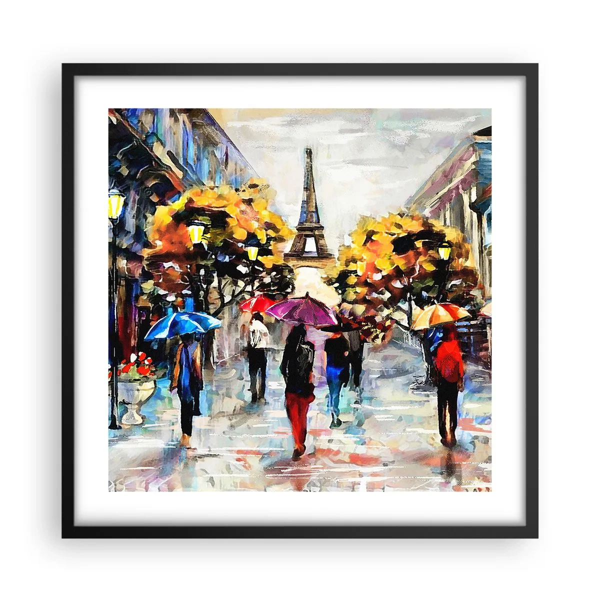 Plakát v černém rámu - Na podzim zvlášť krásný - 50x50 cm